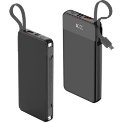 10000 mAh 22.5W Hızlı Sarjlı (Dahili Kablolu) Powerbank K440 - 