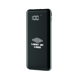 10000 mAh Işıklı Wireless Göstergeli Kauçuk Powerbank K300 - 2