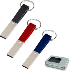 16 GB Metal USB Bellek Anahtarlık - 