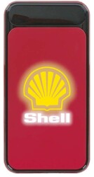 20223 KR - KAUÇUK RENKLİ IŞIKLI POWERBANK 10.000 MAH KIRMIZI - 