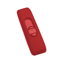 20902 KR - LİNA KAUÇUK IŞIKLI USB KIRMIZI - 