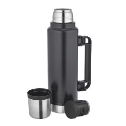 55341 SY - BARDAKLI TERMOS 1.450 ML SİYAH - 2
