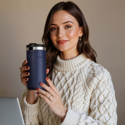 55505 LC - TERMOS BARDAK LACİVERT 450 ML - 2