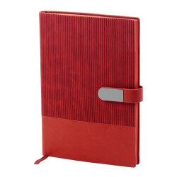 70244 KR - 14,5x21 KÖŞK TARİHSİZ AJANDA KIRMIZI - 
