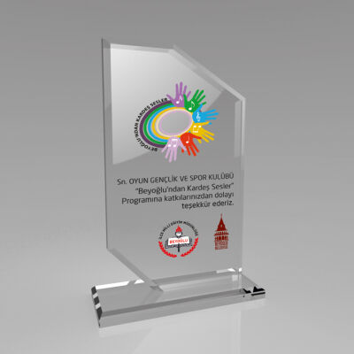 90313 - KRİSTAL PLAKET - 1