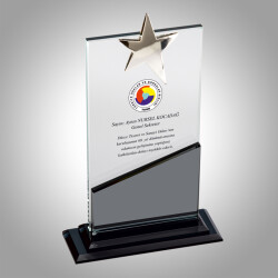 90604 - KRİSTAL PLAKET - 
