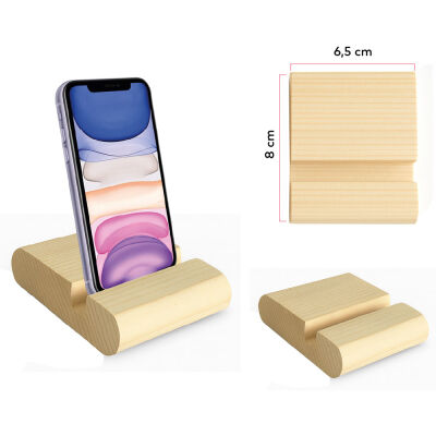 Ahşap Telefon Standı - 1