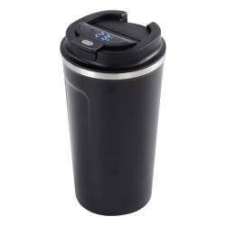 DERECELİ KUPA ÇELİK BARDAK 380 ML SİYAH - 