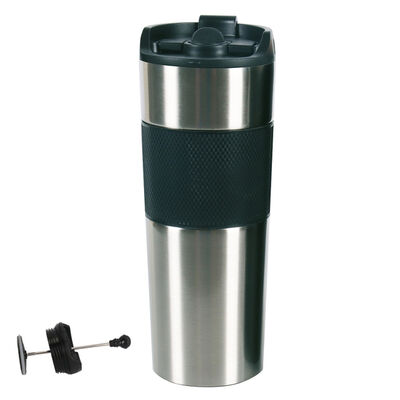 FRENCH PRESS TERMOS 500 ML GÜMÜŞ - 1