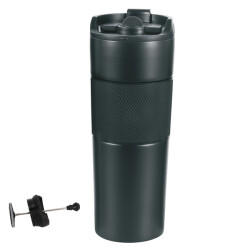 FRENCH PRESS TERMOS 500 ML SİYAH - 
