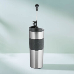 FRENCH PRESS TERMOS 500 ML SİYAH - 2