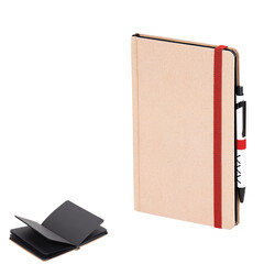 Kraft Sert Kapak Defter ( 9 x 14 cm ) - 